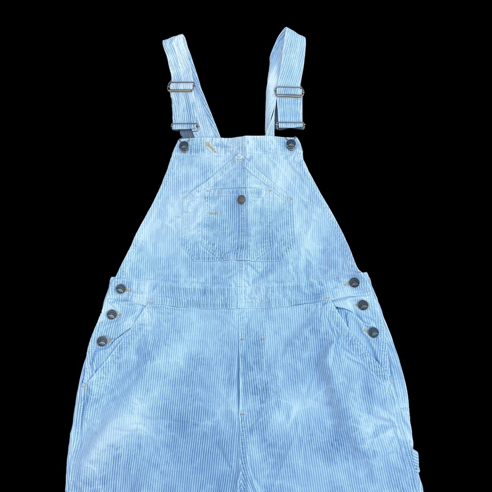 Faherty Sunwash Mechanic Overalls Indigo Dyed Organic Cotton Blue S, M, L $178